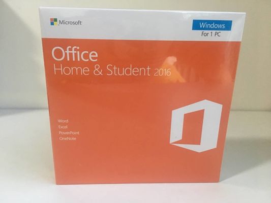 Λιανικοί σπίτι του Microsoft Office 2016 συσκευασίας και σπουδαστής DVD/κάρτα