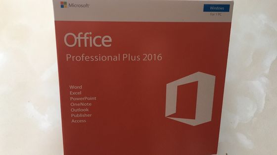 Πολυ σπίτι του γλωσσικού Microsoft Office 2016 και επιχειρησιακή DVD κάρτα